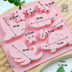 Khuôn silicon hải sản