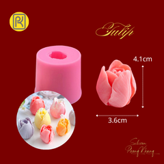 Khuôn silicon hoa tulip