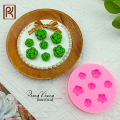 Khuôn silicon hình sen đá tròn nhỏ
