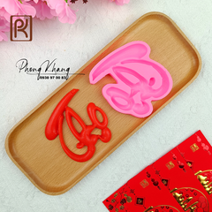 Khuôn silicon làm rau câu chữ Thọ