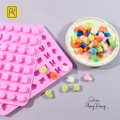 Khuôn silicon kẹo dẻo khủng long