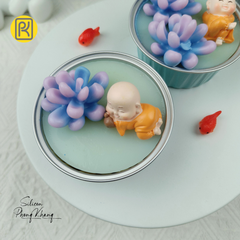 Khuôn silicon sen đá