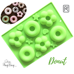 Khuôn silicon bánh donut