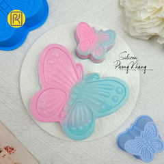 Khuôn silicon bướm lớn