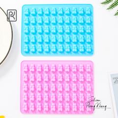 Khuôn silicon kẹo dẻo gấu con