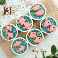 Khuôn silicon Phong Khang làm rau câu hình cá voi