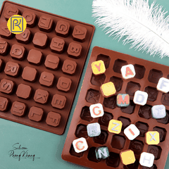 Khuôn silicon chữ cái