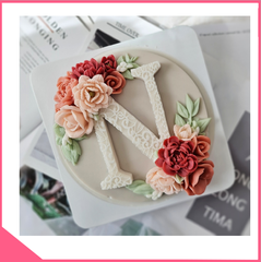 Mica chữ rau câu alphabet - chữ N