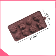 Khuôn silicon làm rau câu con ong