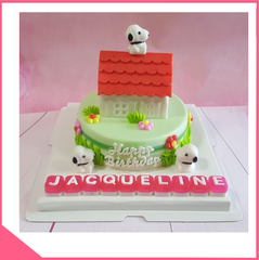 Khuôn silicon làm rau câu chó snoopy