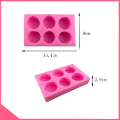 Khuôn silicon 4d bánh maccaron