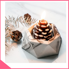 Khuôn silicon 4d làm rau câu chậu cây