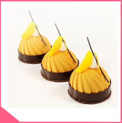 Khuôn silicon  làm pudding hình tròn xoắn