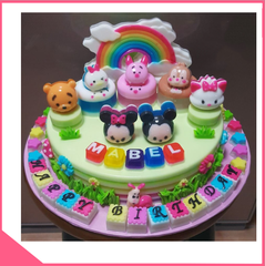 Khuôn silicon 3d làm rau câu cầu vồng