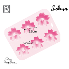 Khuôn silicon hoa anh đào