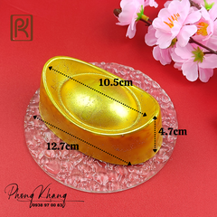 Khuôn rau câu 2 thỏi vàng lớn