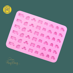Khuôn silicon kẹo dẻo xe hơi