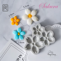 Khuôn silicon hoa anh đào