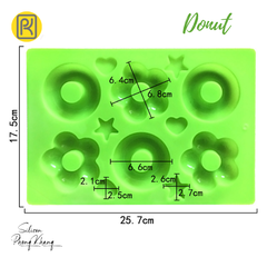Khuôn silicon bánh donut