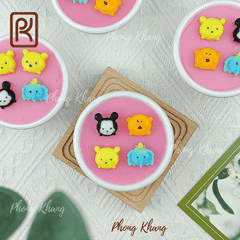 Khuôn silicon hình gấu Pooh, voi Dumbo và chuột Mickey