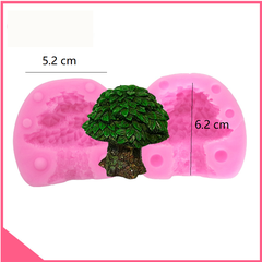 Khuôn silicon 4d làm rau câu cây cổ thụ