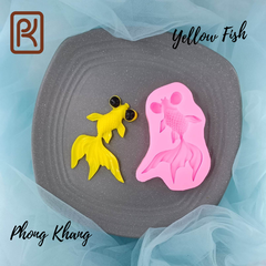 [Ảnh thực tế] Khuôn silicon 4d Phong Khang làm rau câu cá ba đuôi