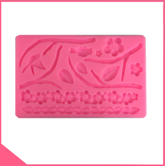 Khuôn silicon 3d  làm rau câu ốp bánh hoa mai