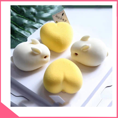 Khuôn silicon 4d làm rau câu hình con thỏ