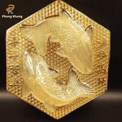 [Không kèm khuôn- Gía hộp] Hộp đựng rau câu Phong Khang hình 2 cá chép lớn