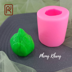 [Ảnh thực] Khuôn silicon 4d Phong Khang làm rau câu hình búp sen non