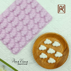 Khuôn silicon hình đám mây nhí