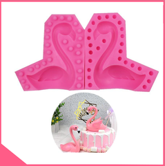 Khuôn 4d silicon hồng hạc