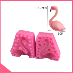 Khuôn 4d silicon hồng hạc