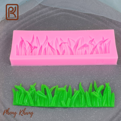 [Ảnh thực tế] Khuôn silicon 3d Phong Khang làm rau câu hình bụi cỏ dài