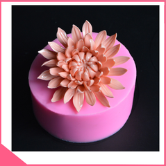 Khuôn silicon 4d làm rau câu hoa cúc