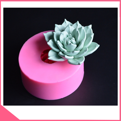 Khuôn silicon 4d làm rau câu hoa sen phật bà