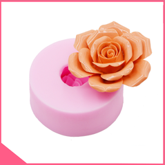 Khuôn silicon 4d làm rau câu hoa hồng