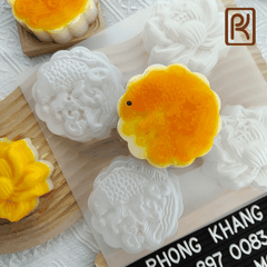 Khuôn PP hình cá chép và hoa sen