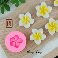 Khuôn silicon 4d làm rau câu hoa sứ