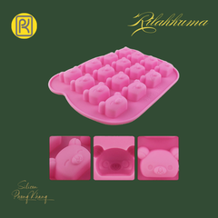 Khuôn silicon gấu rilakkuma