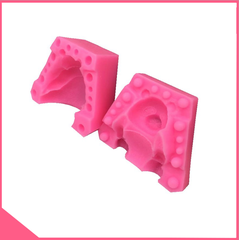 Khuôn silicon 4d làm rau câu hình gấu trúc nhỏ