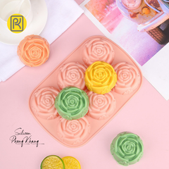 Khuôn silicon hoa hồng