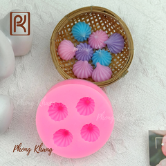 Khuôn silicon làm rau câu hình kẹo Meringue
