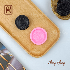 Khuôn silicon hình bánh oreo