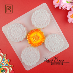 Khuôn nhựa PP làm rau câu hình chữ phúc