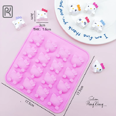 Khuôn silicon mèo Kitty