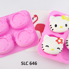 Khuôn silicon mèo Hello Kitty