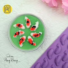 Khuôn silicon cá koi