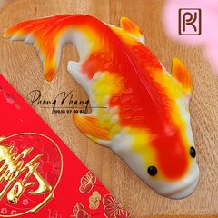 Khuôn nhựa PP làm rau câu cá chép lớn 23cm