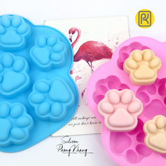 Khuôn silicon chân chó tròn